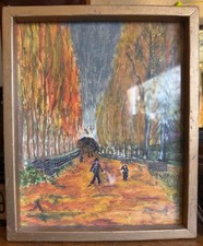 Vintage Hand Painted Oil