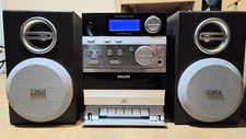 Philips MC145 Micro Hi-Fi System CD Cassette Radio Tested Working Speakers VGC