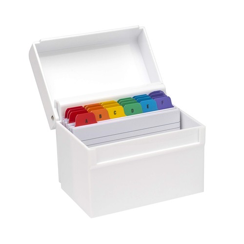 Index card box 100 cards - card,