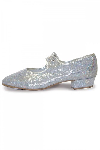 Dance station silver - silver, sparkle