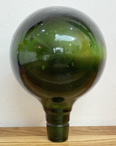 Vintage green glass large - glass,