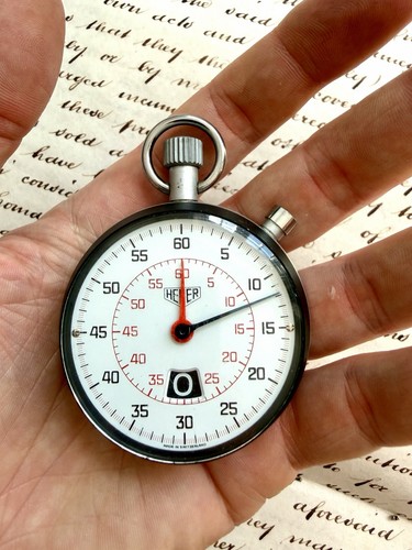 Vintage heuer rally timer - heuer,