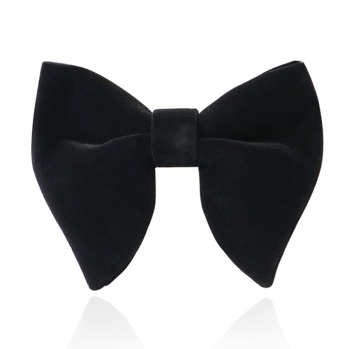 Houlife velvet bow tie - velvet, for
