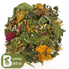 Bunny Bistro Flower & Herb Salad - Natural Botanical Food, Rabbit, Guinea Pig