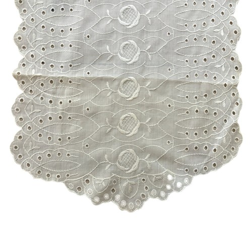 Vintage embroidered eyelet - vintage,