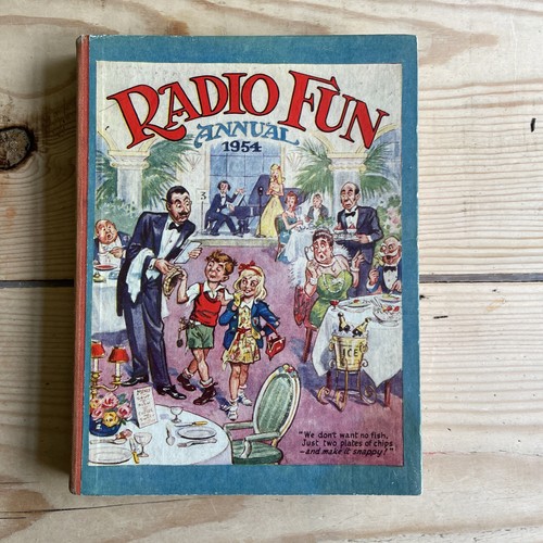 Vintage radio fun annual 1954 - vintage,