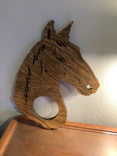 Vintage horse head horseshoe - horse,