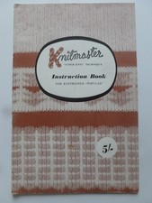 KNITMASTER Instruction Book for Knitmaster ‘Popular’ - Machine knitting