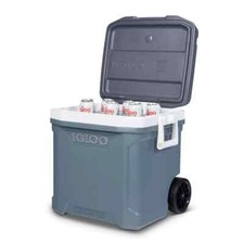 Igloo MaxCold 62 Quart 58 Litre Rolling Cool Box Ice Cooler 5 Days