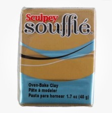 Sculpey SOUFFLE Oven Bake Polymer Clay Blocks 48g -Latte 6301