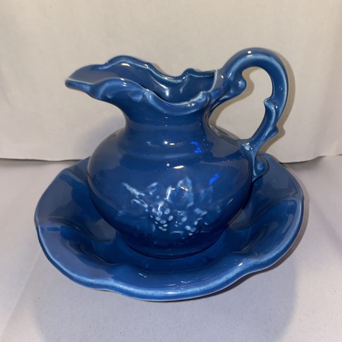 Vintage mccoy pottery blue - mccoy,