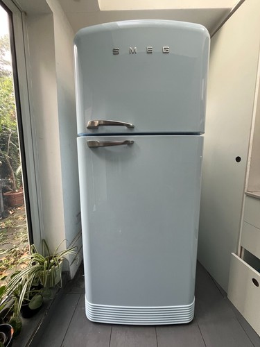 Smeg fab50 pastel blue fridge - fab50,