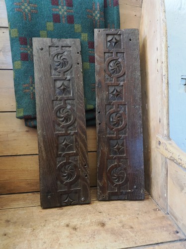 Two antique carved - antique, pieces