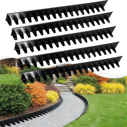 5pc steel lawn - steel, edging