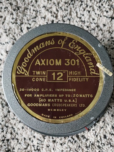 Goodmans axiom 301 twin - axiom,
