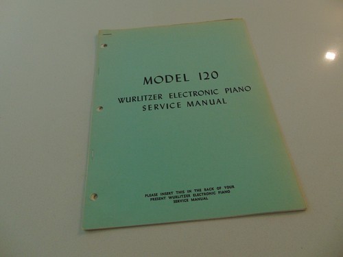 Wurlitzer model 120 electronic - model,