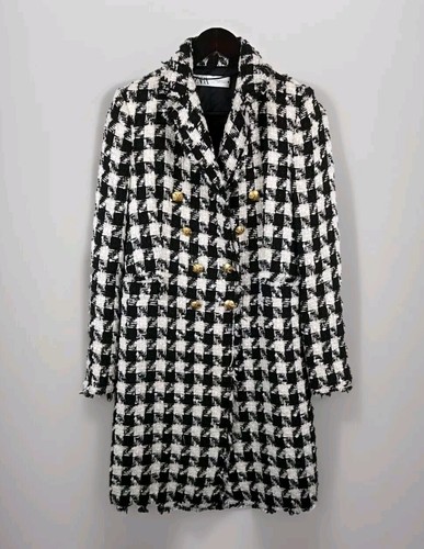 Zara women check - zara, tweed