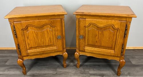 Pair bedside tables vintage - bedside,