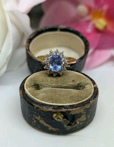 18ct ceylon sapphire and - 18ct,
