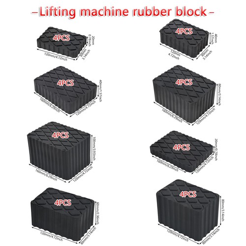 Ramp jacking rubber - jacking, blocks
