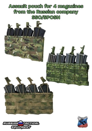 Assault pouch for magazines - for, 4