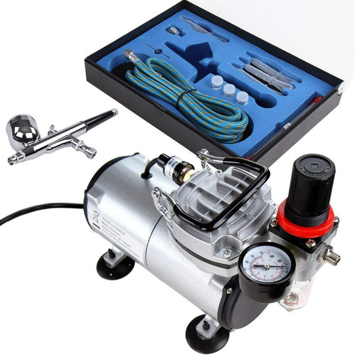 Airbrush kit with - kit,