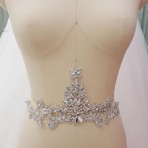 Rhinestone crystal bead - crystal,