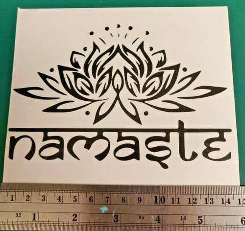 Yoga namaste lotus logo style - yoga,