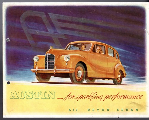 Austin a40 devon mk1 - devon, sedan