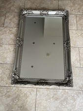 Large Wall Mirror in Silver