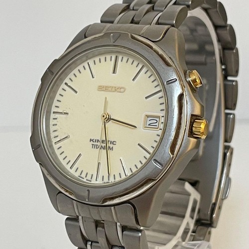 Seiko kinetic titanium - titanium, watch