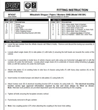 PCT Fixed Flange Towbar For