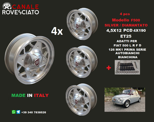 Alloy wheels fiat 500 - alloy,