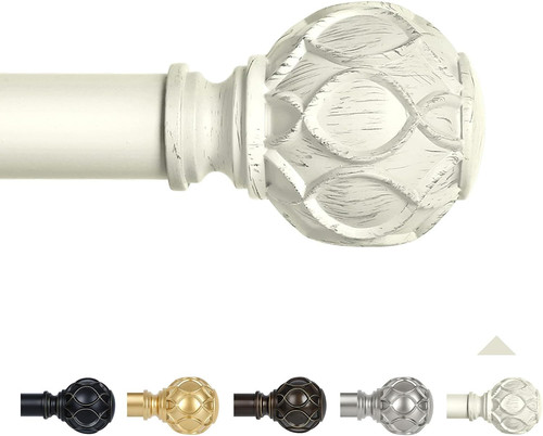 Rustic curtain rods - rods, for