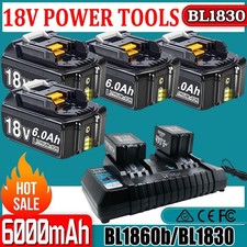 FOR MAKITA 18V 5.0Ah 6.0Ah 8.0Ah LXT LI-ION BATTERY BL1860 BL1850 BL1840 BL1830
