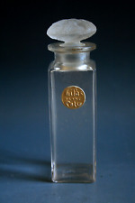 ANTIQUE RENE LALIQUE COTY EAU DE TOILETTE SCENT BOTTLE - CIRCA 1911