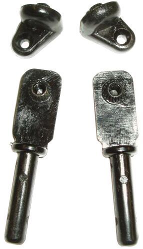 Black hinges glass holders for - hinges,