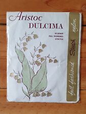 Vintage Aristoc Dulcima 30 Den Fully Fashioned Stretch Nylon Stockings - Size 10