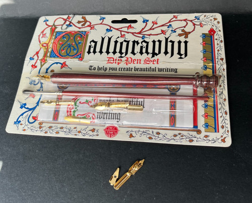 Past times calligraphy dip pen - past,