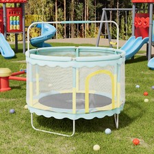 5FT Kid Trampoline With Enclosure Safety Net Boys Girls Indoor Outdoor Activity