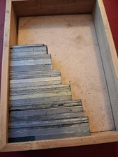 Metal letterpress spacers Type