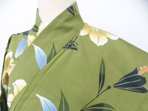 Japanese kimono yukata matcha - japanese,