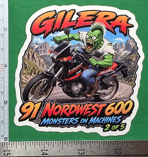 1991 gilera nordwest 600 - 1991, 9x9cm