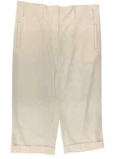 Emilio Pucci Women's White Cropped Pants - Size 38