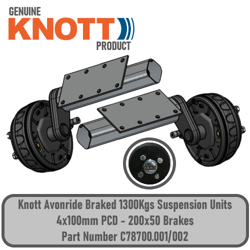 Genuine knott trailer 1300kg - genuine,