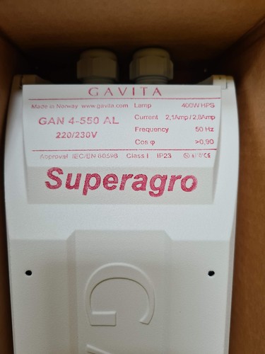 Gavita superagro 400w hps - superagro,