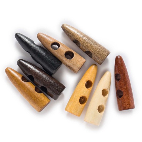 10pcs horn wooden toggle