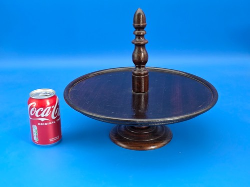 Vintage wooden lazy susan - vintage, with