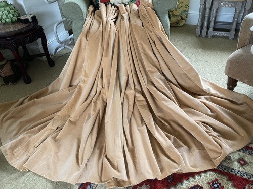Vintage velvet curtains - vintage,
