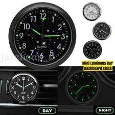 Mini Quartz Analog Watches Stick-On Clock For Car/ Boat